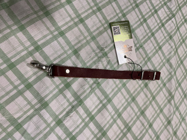 Western Cinch Keeper – Leather, Back to Front | Used, Good