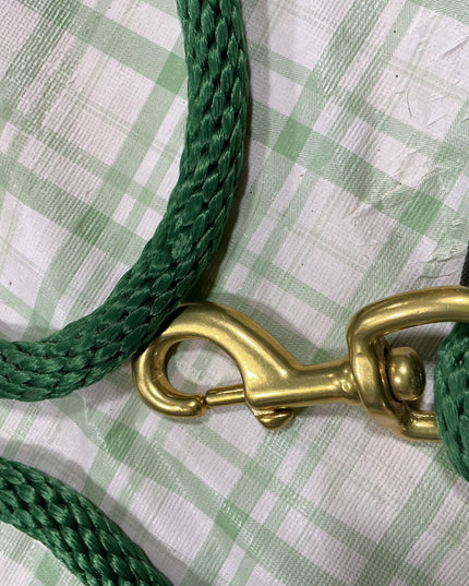 lead rope green nylon rope 