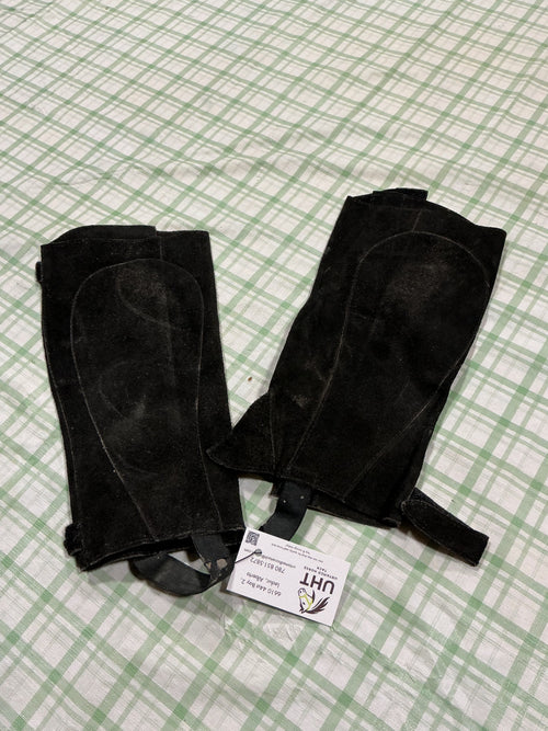 English 1/2 Chaps – Black, Medium | Used, Good