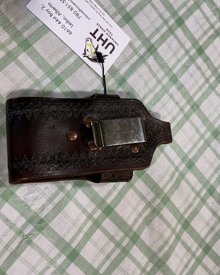 western leather phone case