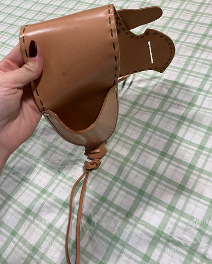 western leg holster leather 