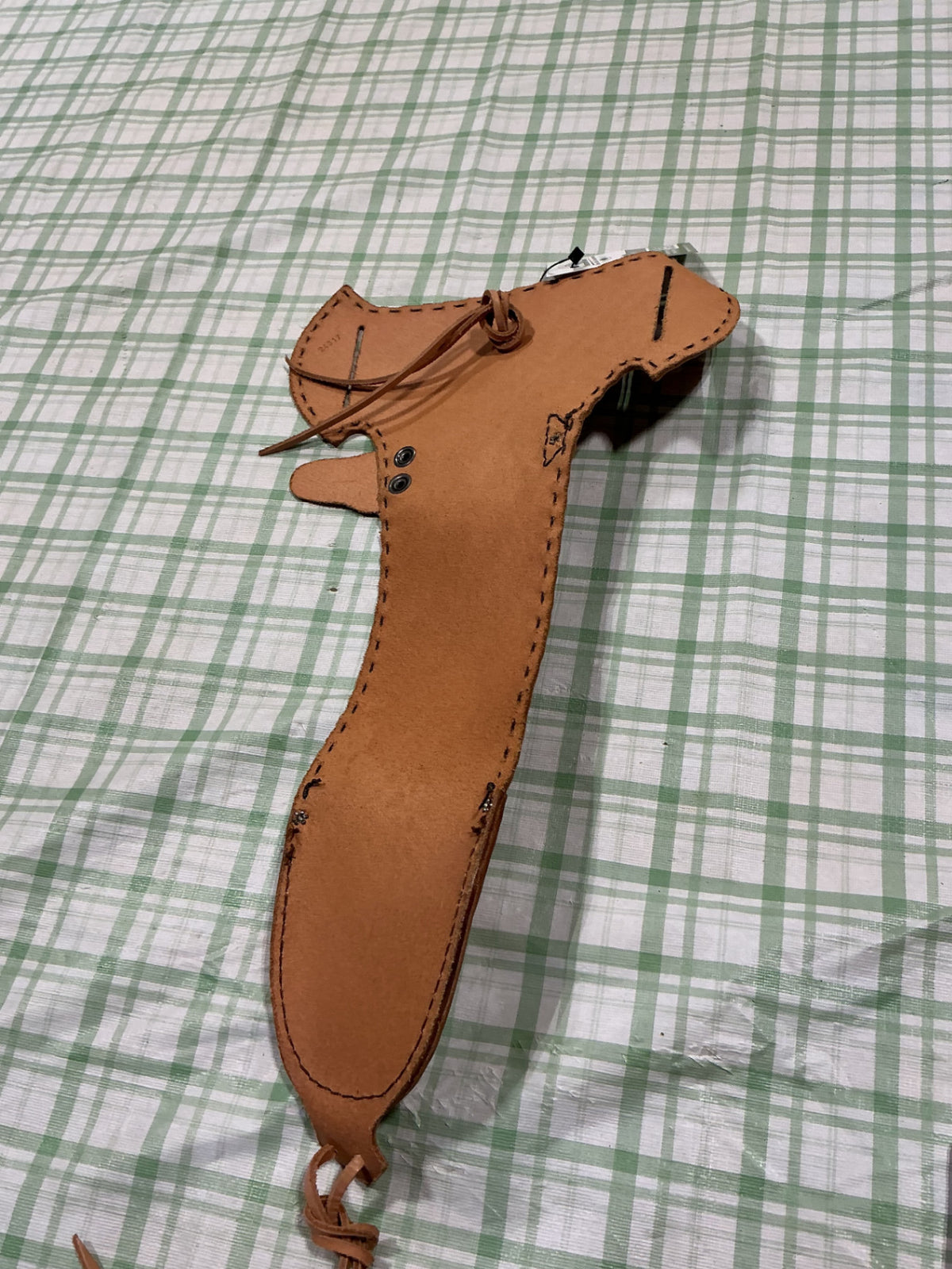 western leg holster leather