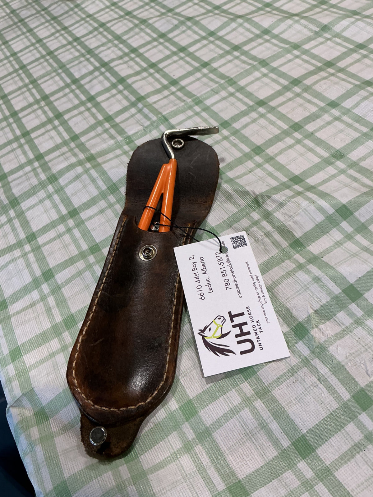 leathern hoof kife holder
