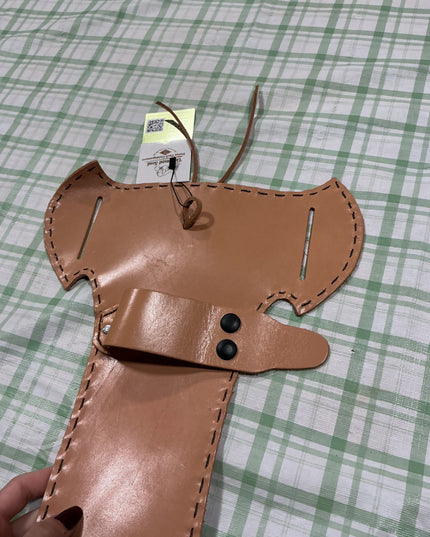 western leg holster leather 