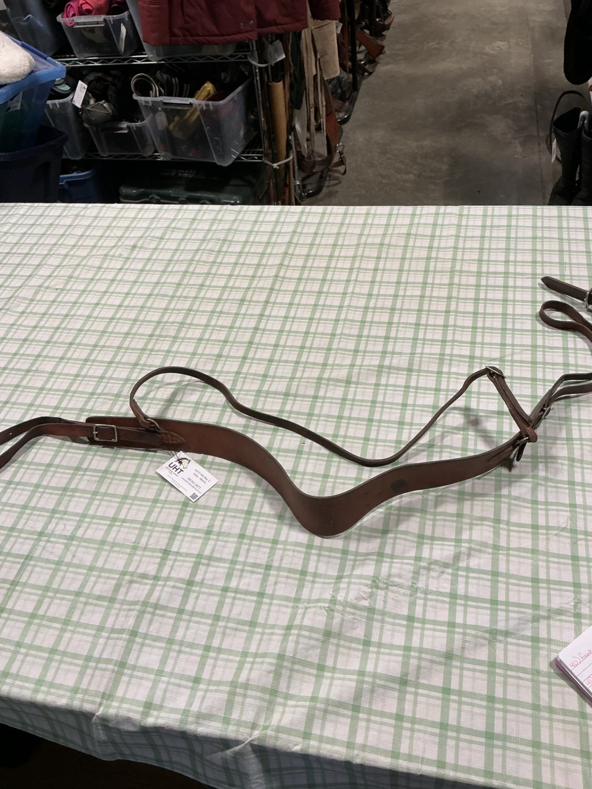 tripping collar leather dark brown
