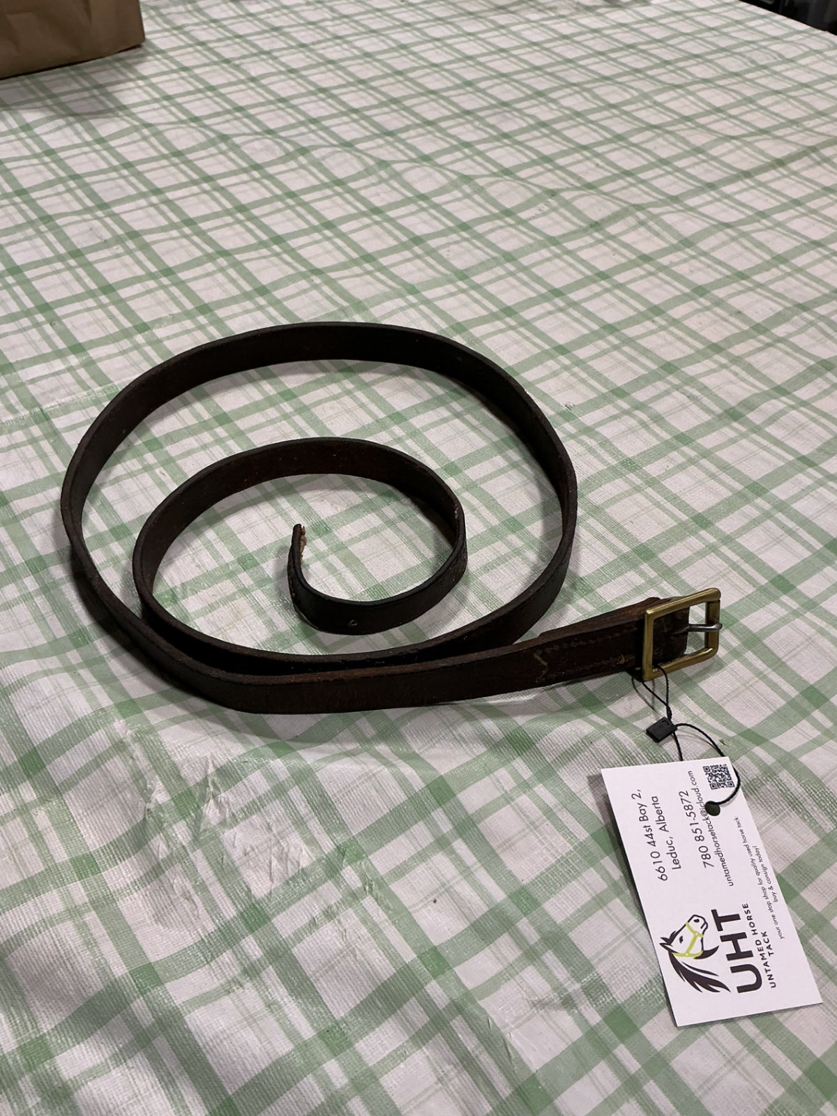 extra leather strap with clip