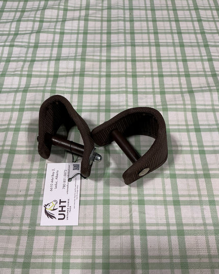 stirrup extenders brown nylon 