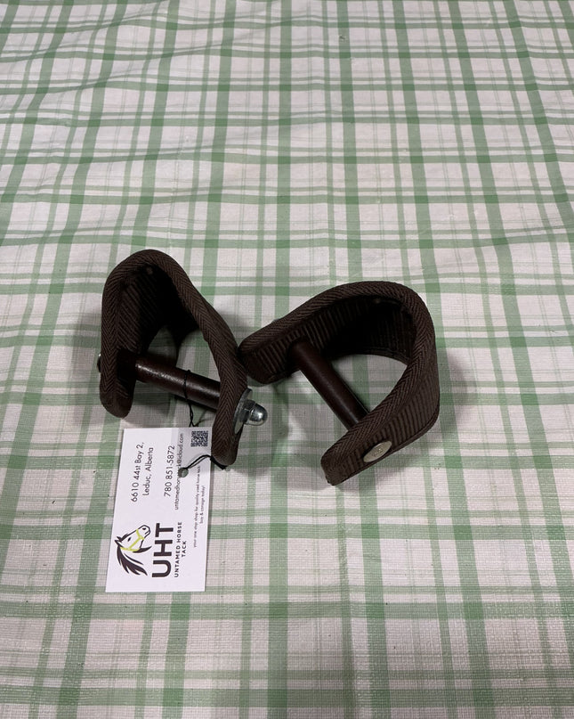 stirrup extenders brown nylon