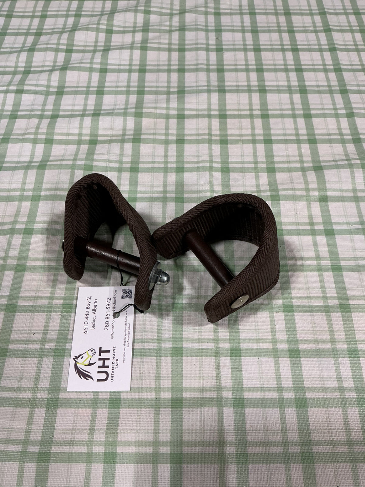 stirrup extenders brown nylon