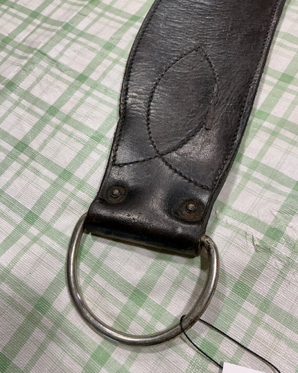 leather back cinch no clips 
