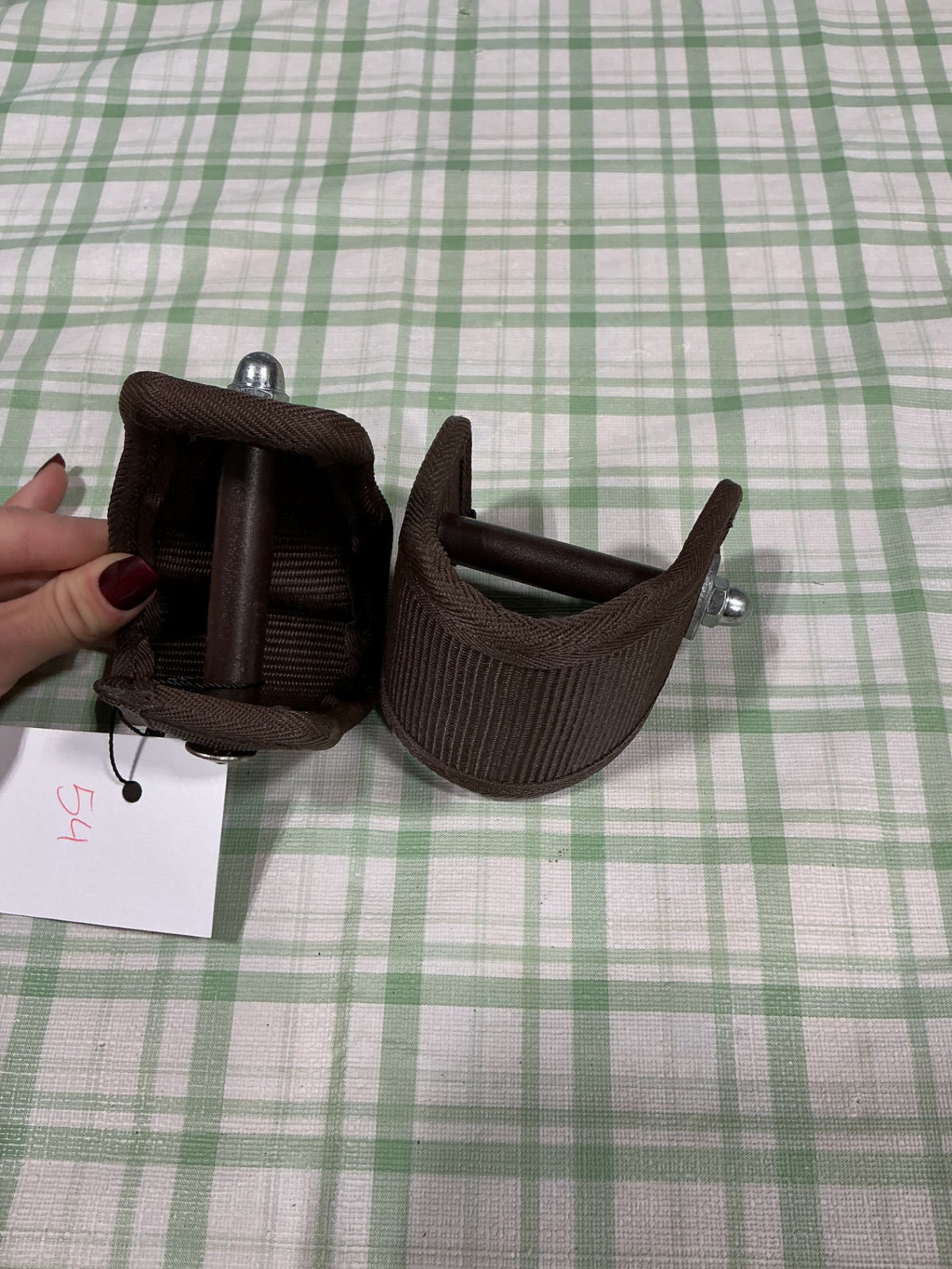 stirrup extenders brown nylon