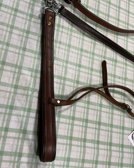 leather tie down brown 