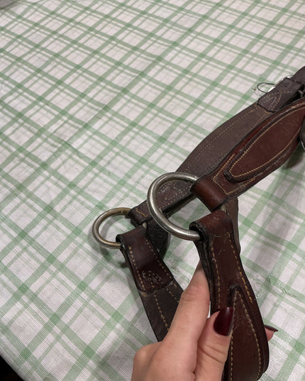 cow/ llive stock halter leather 
