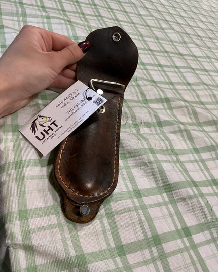 leathern hoof kife holder 