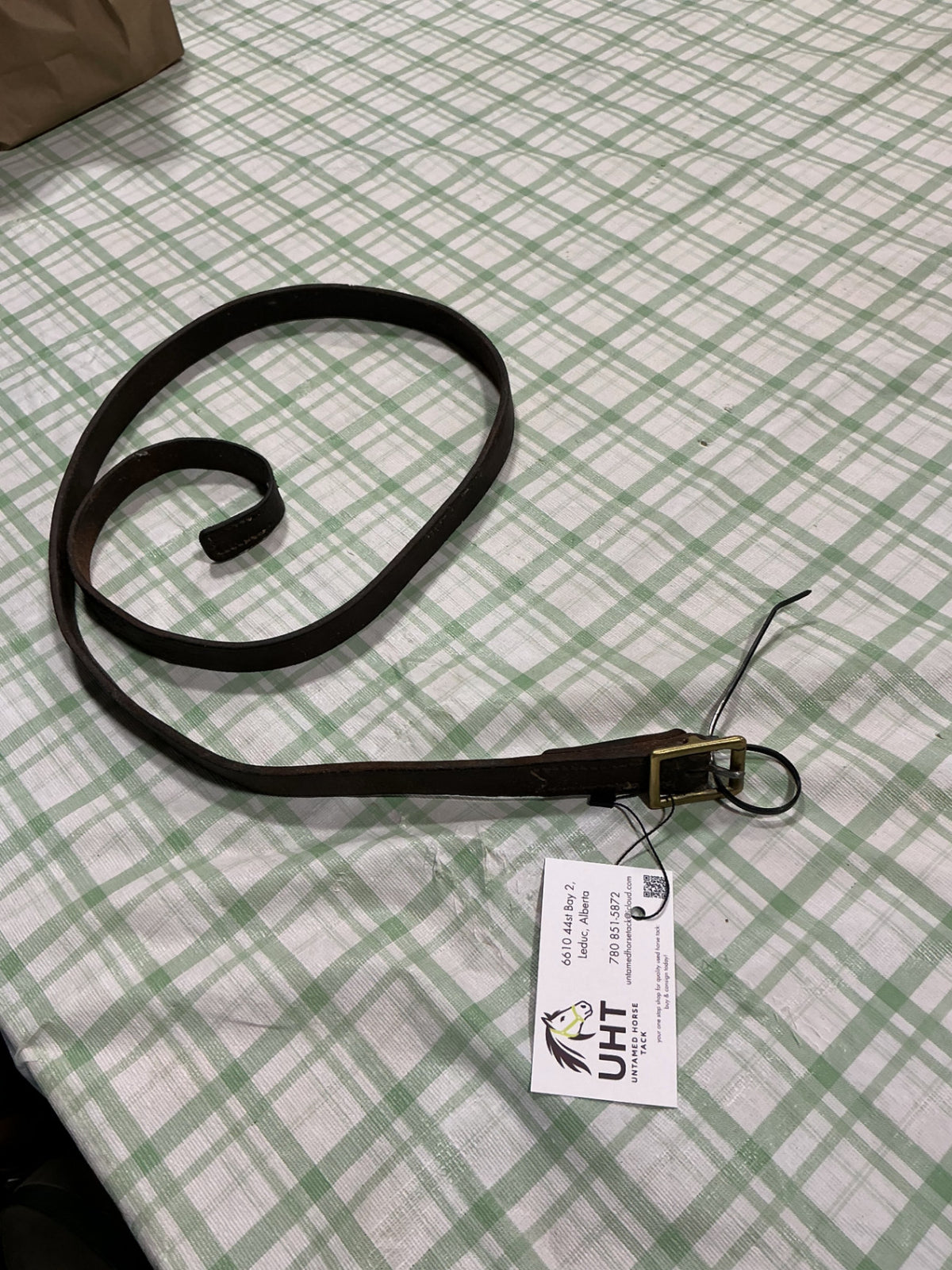 extra leather strap with clip