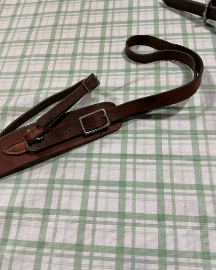 tripping collar leather dark brown 
