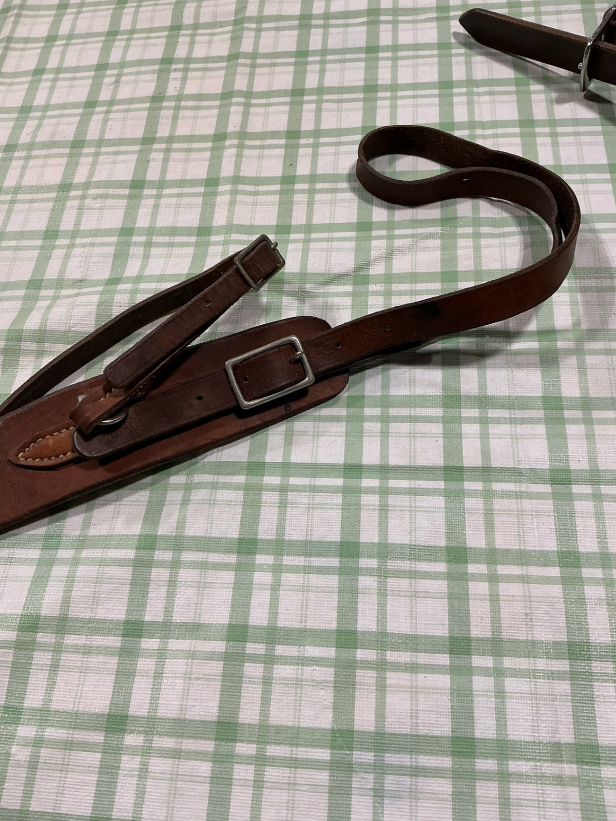 tripping collar leather dark brown