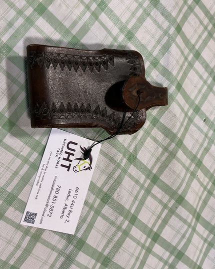western leather phone case
