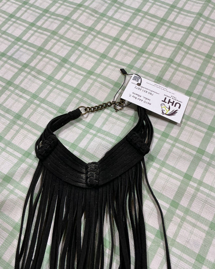 western necklace leather