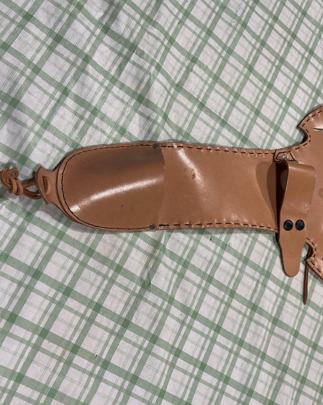 western leg holster leather