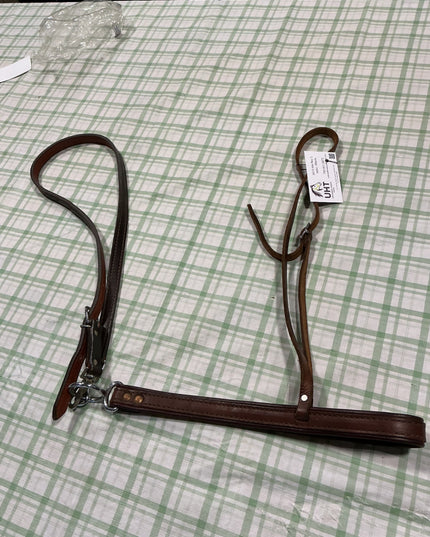 leather tie down brown 