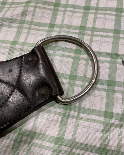 leather back cinch no clips 
