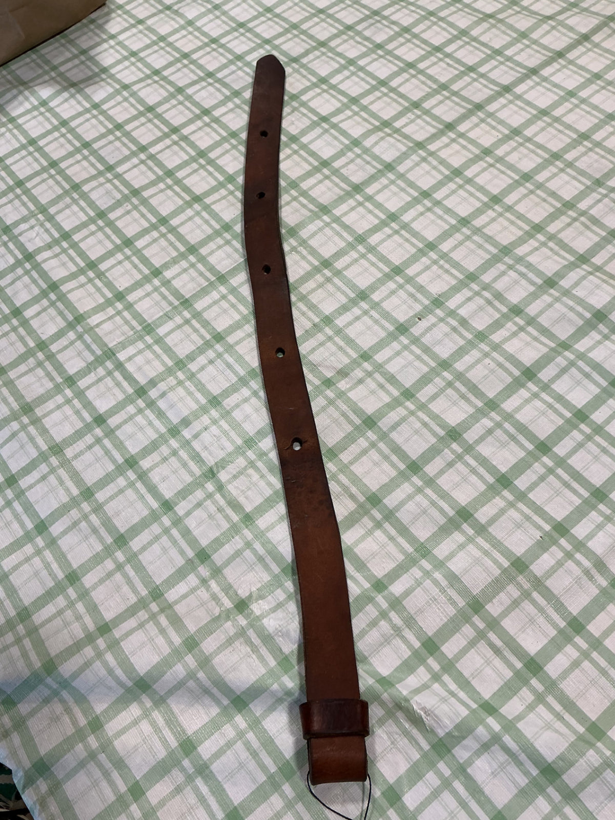 western back billet leather dark brown