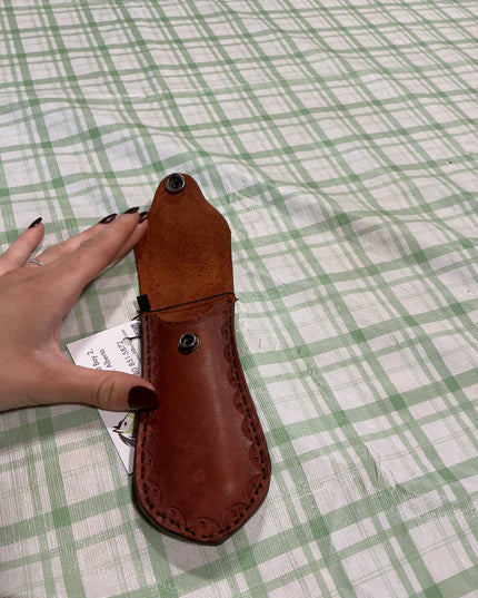 leather hoof pick holder 