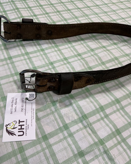 western leather back cinch 