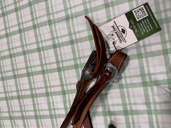 Western Split Reins – Brown Leather, Long | Used, Very Good
