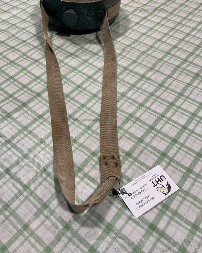 vintage canteen nylon rope