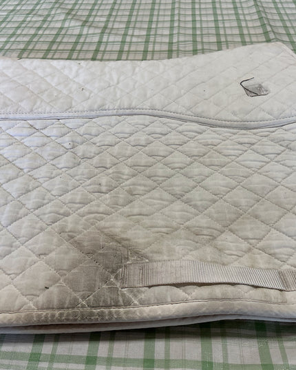 Saddle Pad English Greenhawk White 