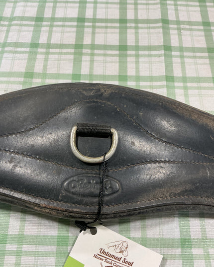 Girth English 30" Chetak Black Leather