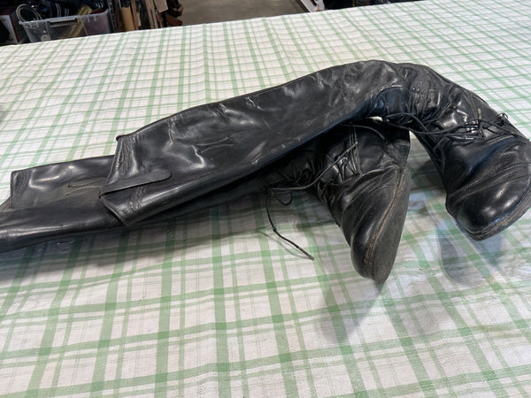 English Riding Boots – Tall Leather Pull-On, 8B | Used, Acceptable
