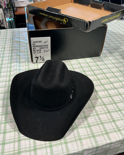 cowboy hat black felt 