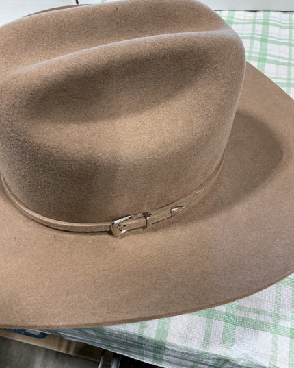 cowboy hat pecan felt 7 1/8 schneider