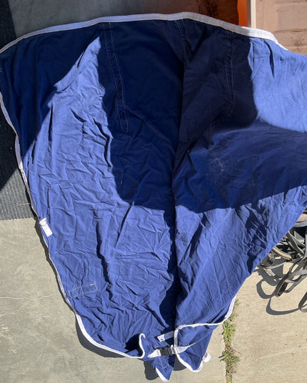 stable sheet navy blue 76" no back straps 