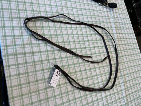 Western Split Reins – Brown Leather, Thin | Used, Good
