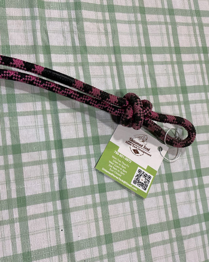 over and under pink and black whip