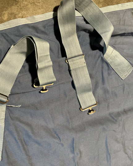stable sheet 74" light blue 