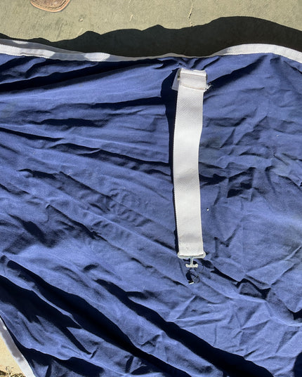 stable sheet navy blue 76" no back straps 