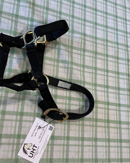 halter nylon black suckling size 