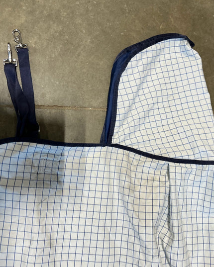 stable sheet 76"white kool coat no leg straps 