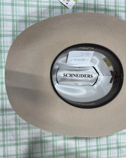 cowboy hat desert felt coloring 7 1/8 schneiders 