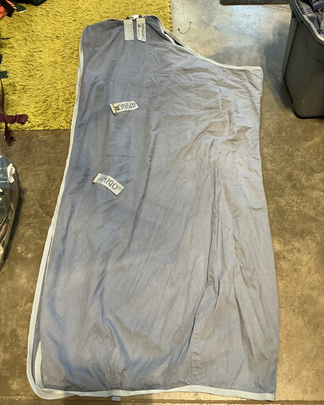 stable sheet 74" light blue