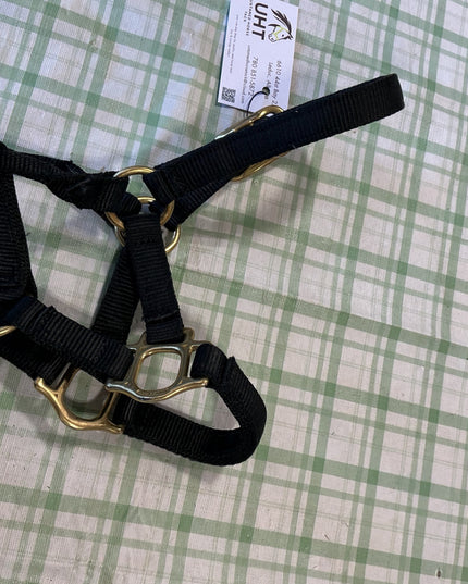 halter nylon black suckling size 