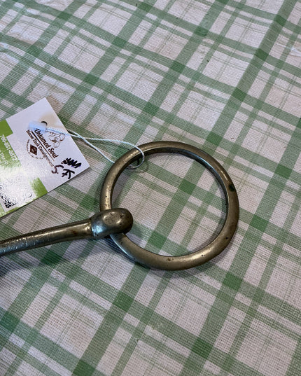 snaffle o ring bit single jointed  5.75"