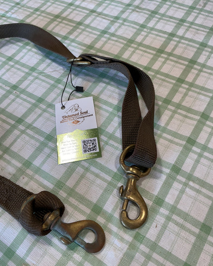 trailer tie nylon brown 