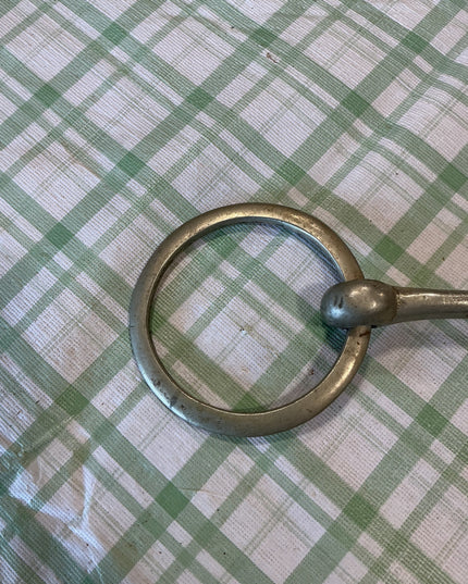 snaffle o ring bit single jointed  5.75"