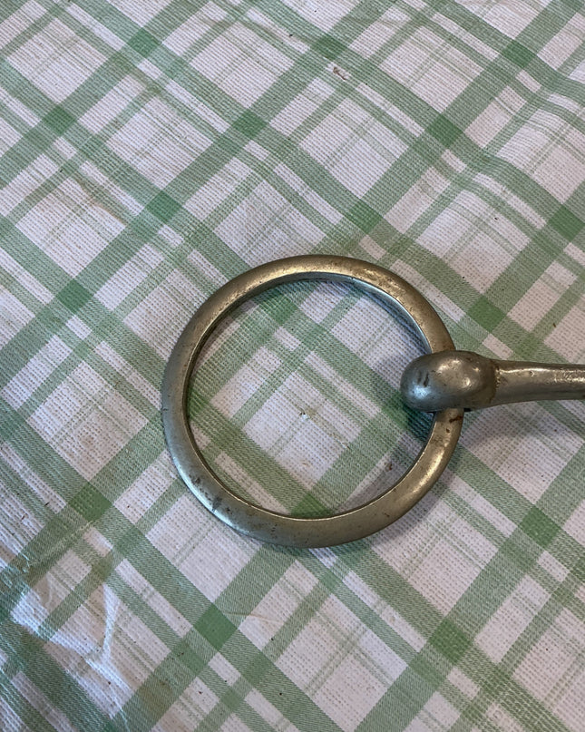 snaffle o ring bit single jointed  5.75"